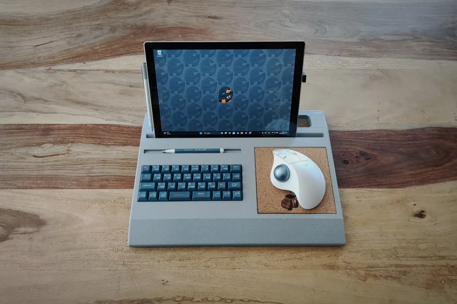 Vỏ bàn phím QAZooie tích hợp giá đỡ máy tính bảng và bàn di ... - Image 2