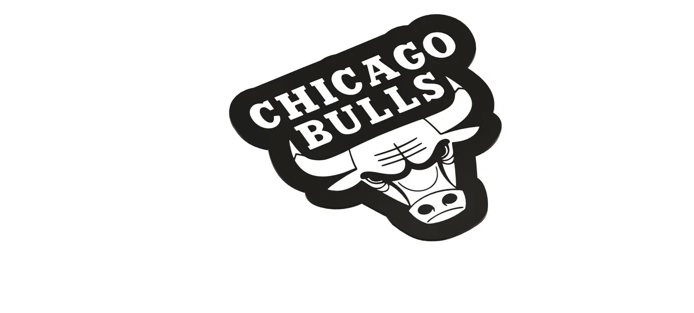 Hộp đèn logo Chicago Bulls thiết kế bằng Fusion 360 - Image 3