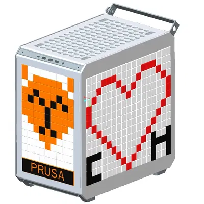 Cắt pixel tùy chỉnh cho PC Cooler Master Qube 500