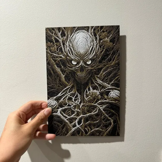 Rễ cây ma quái trong không gian nghệ thuật 3D - Image 1