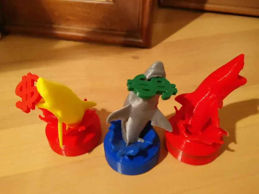 Nắp bảo vệ bài poker hình cá mập trắng nhảy lên - Image 5