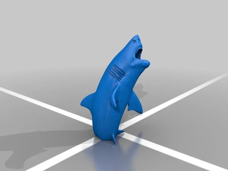 Nắp bảo vệ bài poker hình cá mập trắng nhảy lên - Image 9