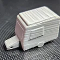 Móc khóa mô hình xe caravan cắm trại - Thumbnail 2
