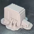 Móc khóa mô hình xe caravan cắm trại - Thumbnail 4