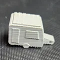 Móc khóa mô hình xe caravan cắm trại - Thumbnail 5
