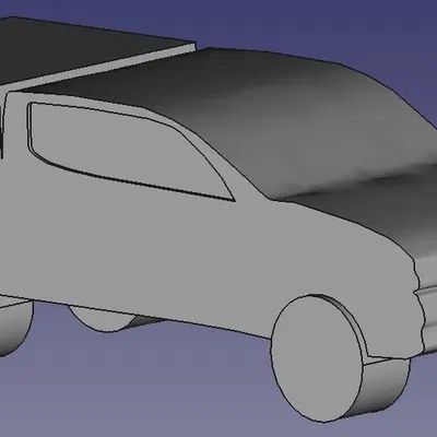 Mô hình xe Ford Ranger SA 2018 XLS Double Cab với mui phủ