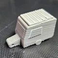Móc khóa mô hình xe caravan cắm trại - Thumbnail 6