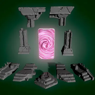 Cổng điện thoại hoạt hình cho trò chơi RPG trên bàn