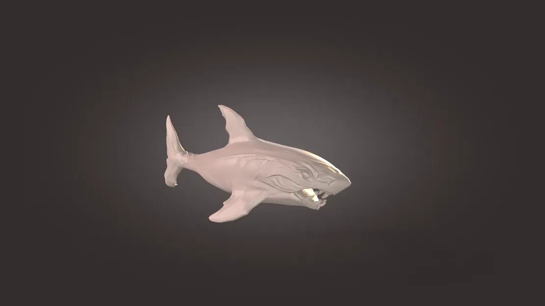 Cá mập ác độc cho trò chơi mô hình bàn - Image 1