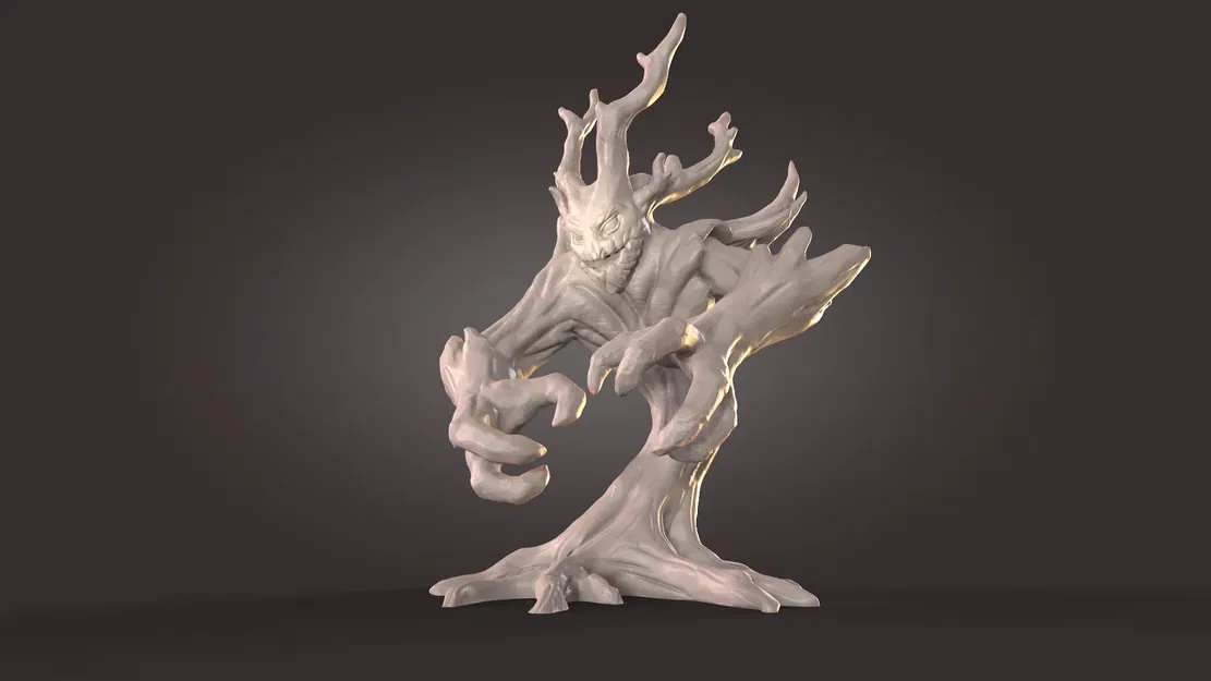 Sinh vật gỗ Dendroid B cho trò chơi bàn 3D - Image 1