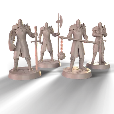 Bốn hiệp sĩ dũng cảm trong thế giới tabletop