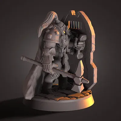 Kỵ sĩ khổng lồ được trang bị giáp mạnh mẽ