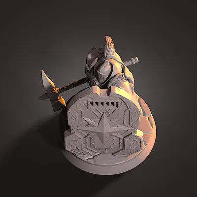 Kỵ sĩ khổng lồ được trang bị giáp mạnh mẽ