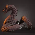 Nhân vật Basilisk không chân cho mô hình bàn chơi - Thumbnail 6