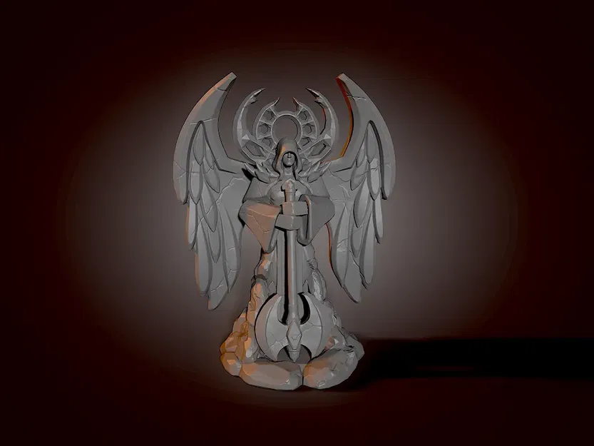 Chiến binh có cánh bằng nhựa cho mô hình bàn chơi - Image 1