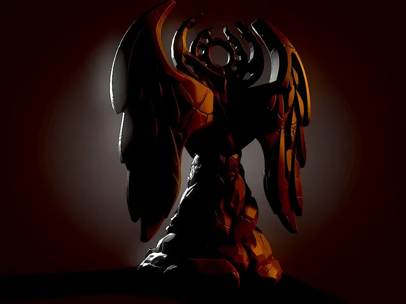 Chiến binh có cánh bằng nhựa cho mô hình bàn chơi - Image 2