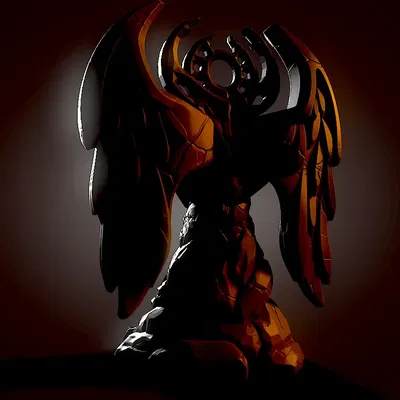 Chiến binh có cánh bằng nhựa cho mô hình bàn chơi