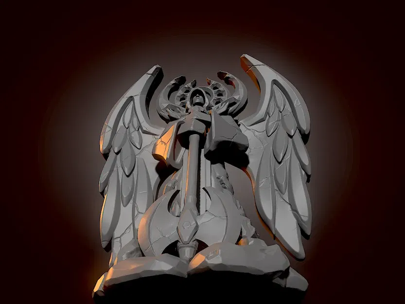 Chiến binh có cánh bằng nhựa cho mô hình bàn chơi - Image 3