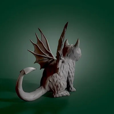 Mèo con quỷ dữ dễ thương từ địa ngục