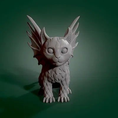 Mèo con quỷ dữ dễ thương từ địa ngục