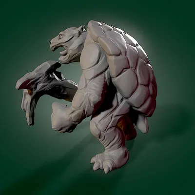 Chiến binh rùa trong thế giới miniatures tabletop