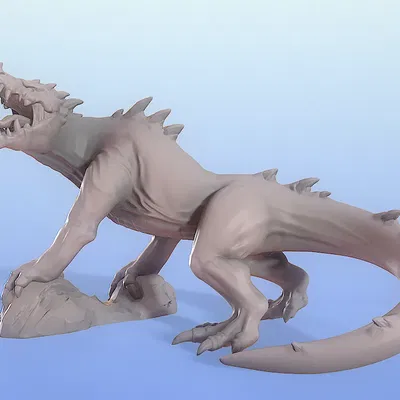 Nhân vật bò sát Reptile2 với tư thế độc đáo