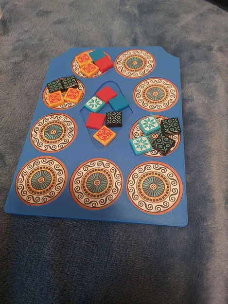 Hộp lưu trữ gạch Azul Mini với nắp làm bàn nhà máy - Image 5