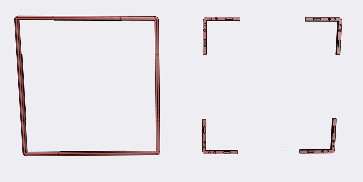 Khung ảnh điều chỉnh kích thước 360mm x 360mm - Image 1