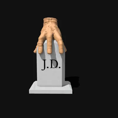 Móc khóa hình nhân vật Wednesday Thing độc đáo