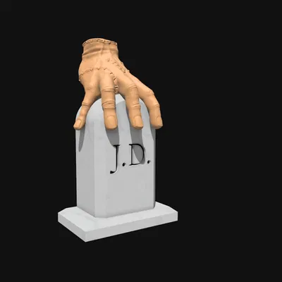 Móc khóa hình nhân vật Wednesday Thing độc đáo