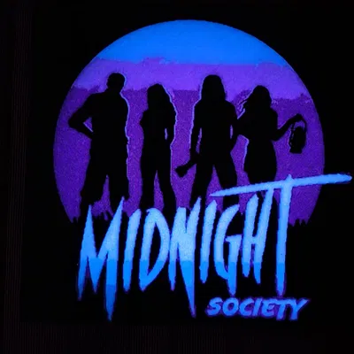 Biển hiệu Midnight Society (HueForge) cho bàn làm việc