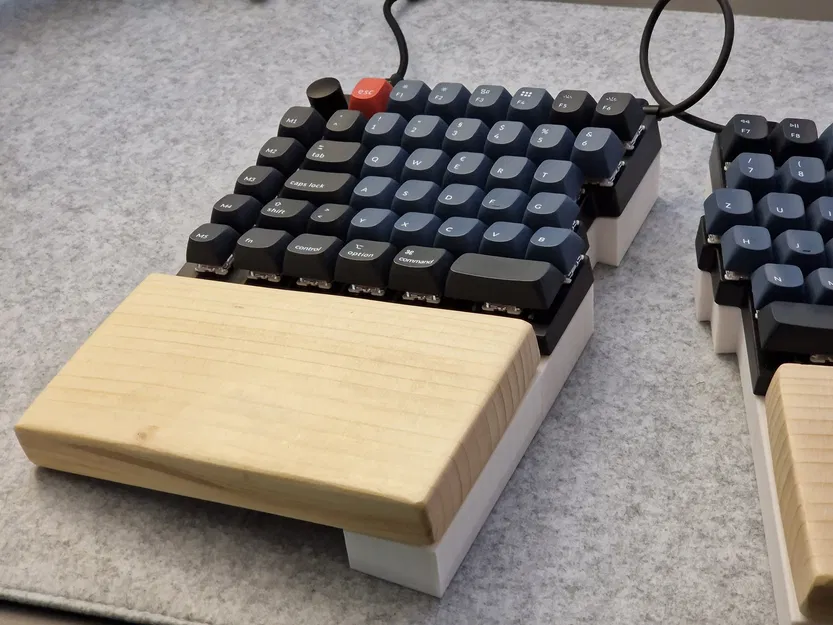 Bộ kit nâng cao Keychron Q11 với giá đỡ cổ tay gỗ - Image 2