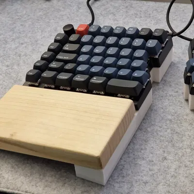 Bộ kit nâng cao Keychron Q11 với giá đỡ cổ tay gỗ