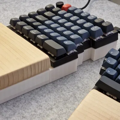 Bộ kit nâng cao Keychron Q11 với giá đỡ cổ tay gỗ