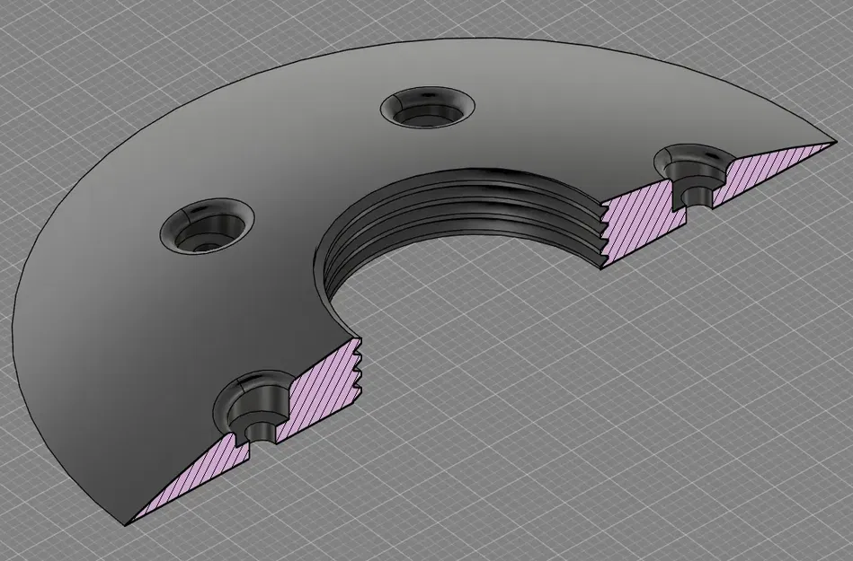 Nắp đèn mặt trăng với ren M26 - Image 1