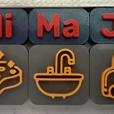 Bảng từ tính tổ chức công việc dọn dẹp nhà cửa