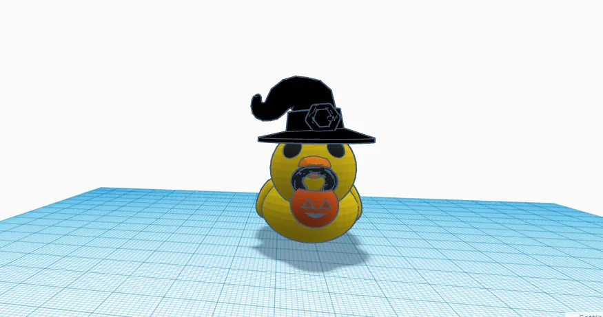 Cô phù thủy vịt đang đi xin kẹo - Image 1