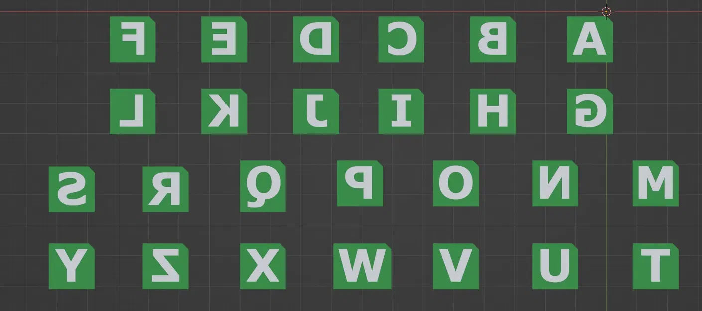 Con dấu chữ cái đa năng kích thước 1 cm - Image 2