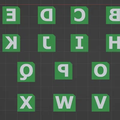 Con dấu chữ cái đa năng kích thước 1 cm