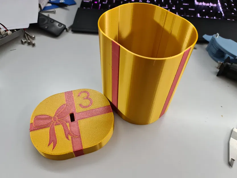 Hộp quà Giáng Sinh đa sắc màu in được - Image 2