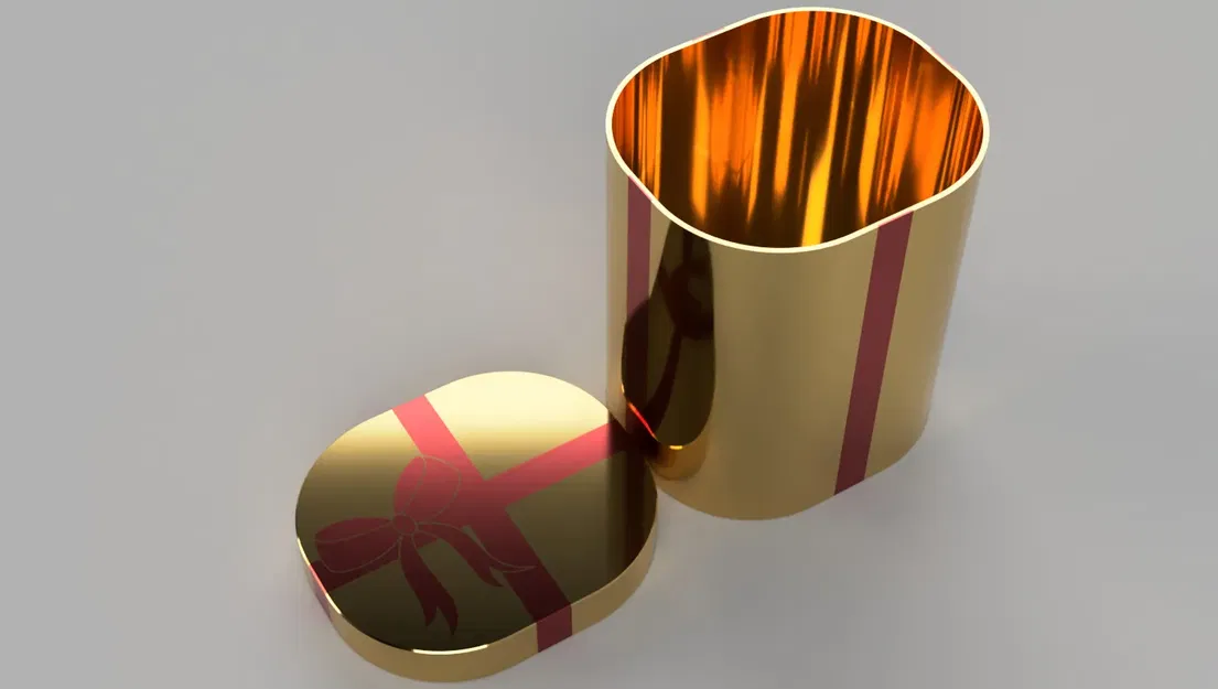 Hộp quà Giáng Sinh đa sắc màu in được - Image 5