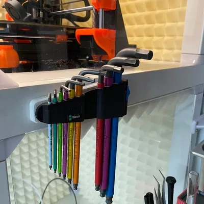 Giá đỡ tường cho bộ chìa khóa Allen HexPlus của WERA