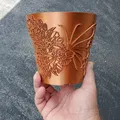 Chậu hoa nổi hình bướm in 3D cao 100mm - Thumbnail 1