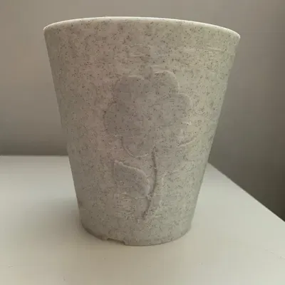 Chậu Hoa Khắc Nổi Cao 100mm