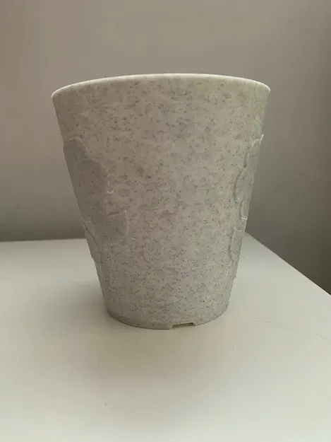 Chậu Hoa Khắc Nổi Cao 100mm - Image 4