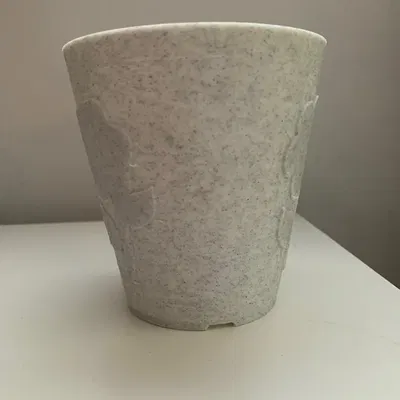 Chậu Hoa Khắc Nổi Cao 100mm