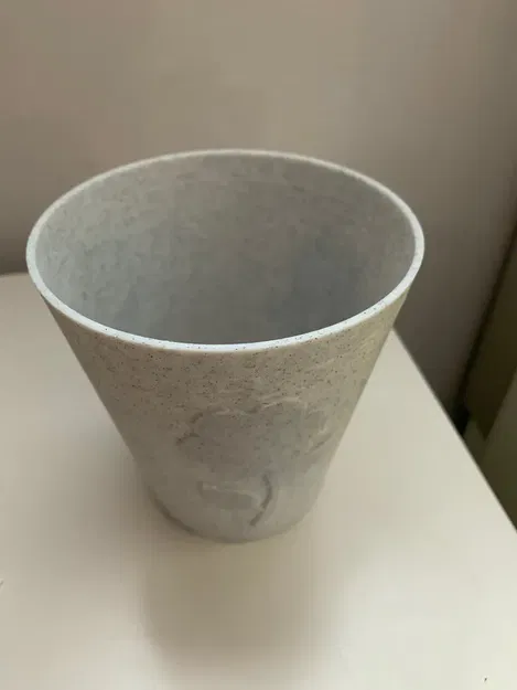 Chậu Hoa Khắc Nổi Cao 100mm - Image 5