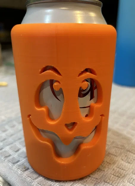 Koozie bí ngô vui vẻ cho lon 12oz ngày Halloween - Image 2