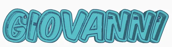 Đèn LED tên "GIOVANNI" cho trẻ em phòng ngủ - Image 1