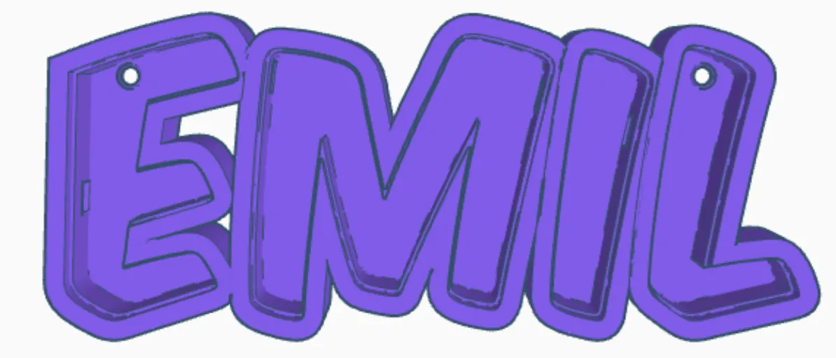 Đèn LED tên EMIL dành cho trẻ em - Image 1